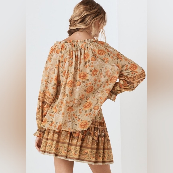 SPELL New without tags Seashell blouse S - Picture 2 of 9